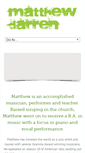 Mobile Screenshot of matthewdarren.com